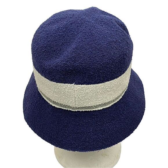 Kangol Bucket Hat Men’s Navy | White Bermuda Stripe Pre-Owned - Picture 4 of 6